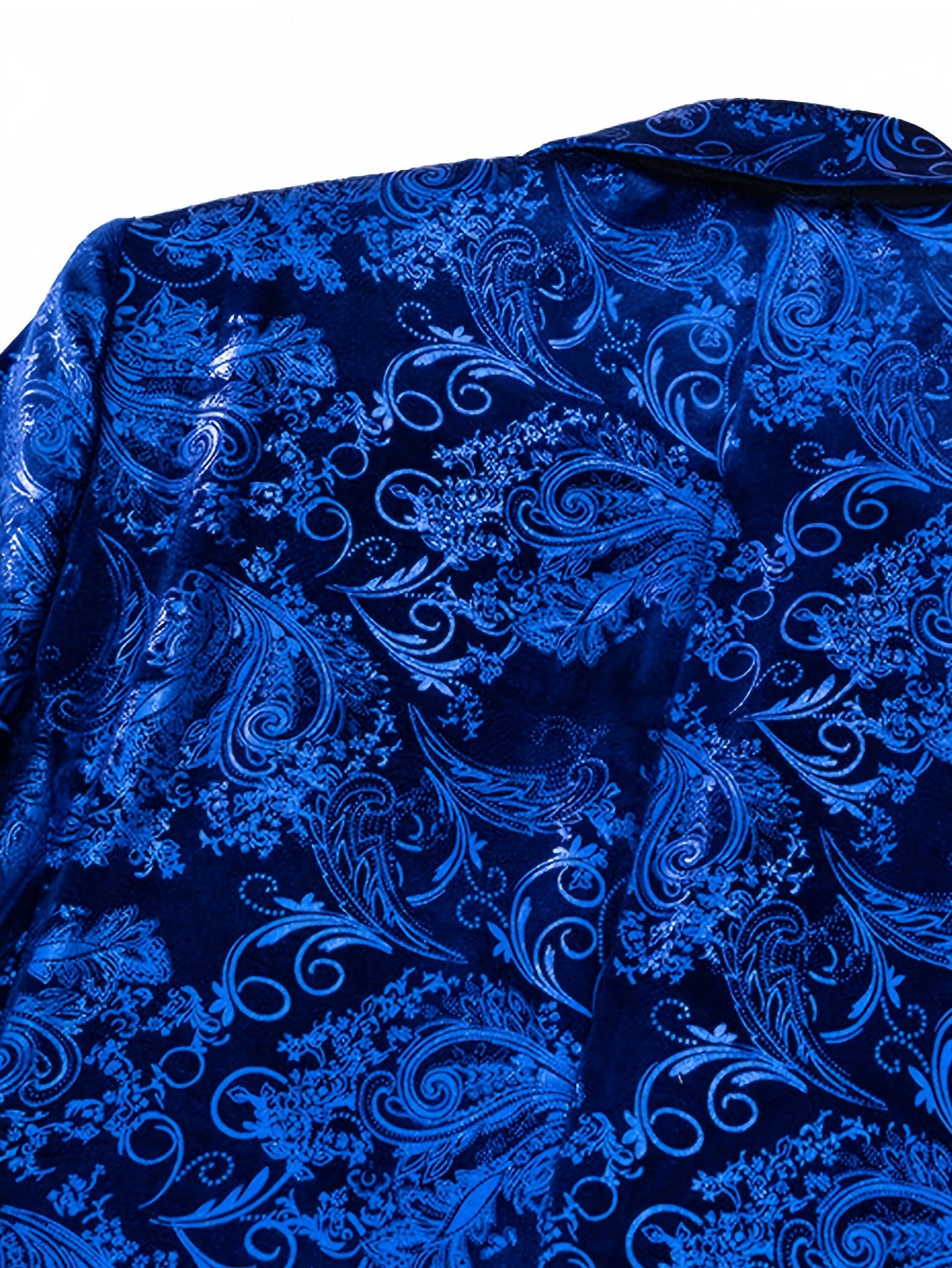 Men’s Floral Embroidered Blazer