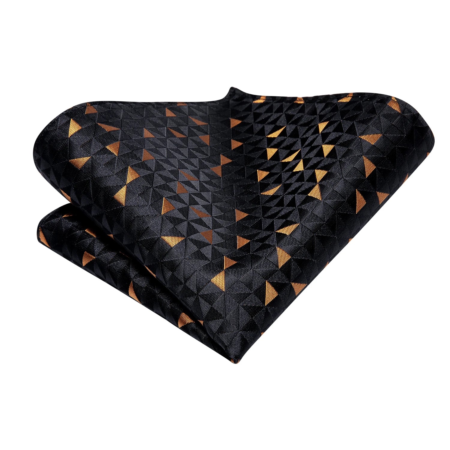 Black & Gold Silk Tie Set