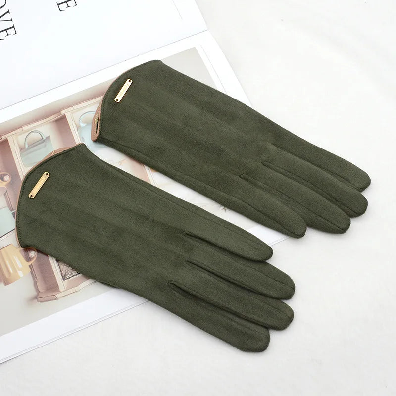 Elegant Women’s Autumn & Winter Touchscreen Gloves