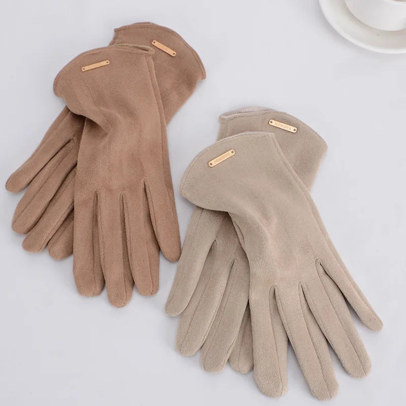 Elegant Women’s Autumn & Winter Touchscreen Gloves