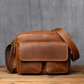 Retro Leather Men’s Messenger Bag