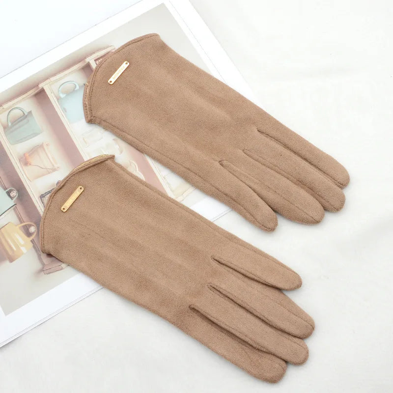 Elegant Women’s Autumn & Winter Touchscreen Gloves
