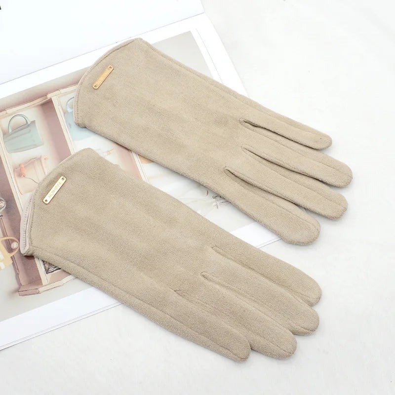 Elegant Women’s Autumn & Winter Touchscreen Gloves
