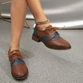 Women’s Brown Oxford Brogue Shoes